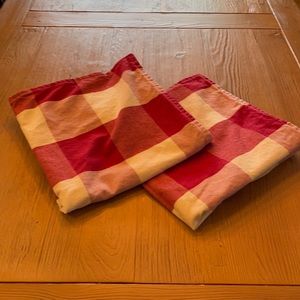 Pottery Barn Buffalo Check Euro Shams